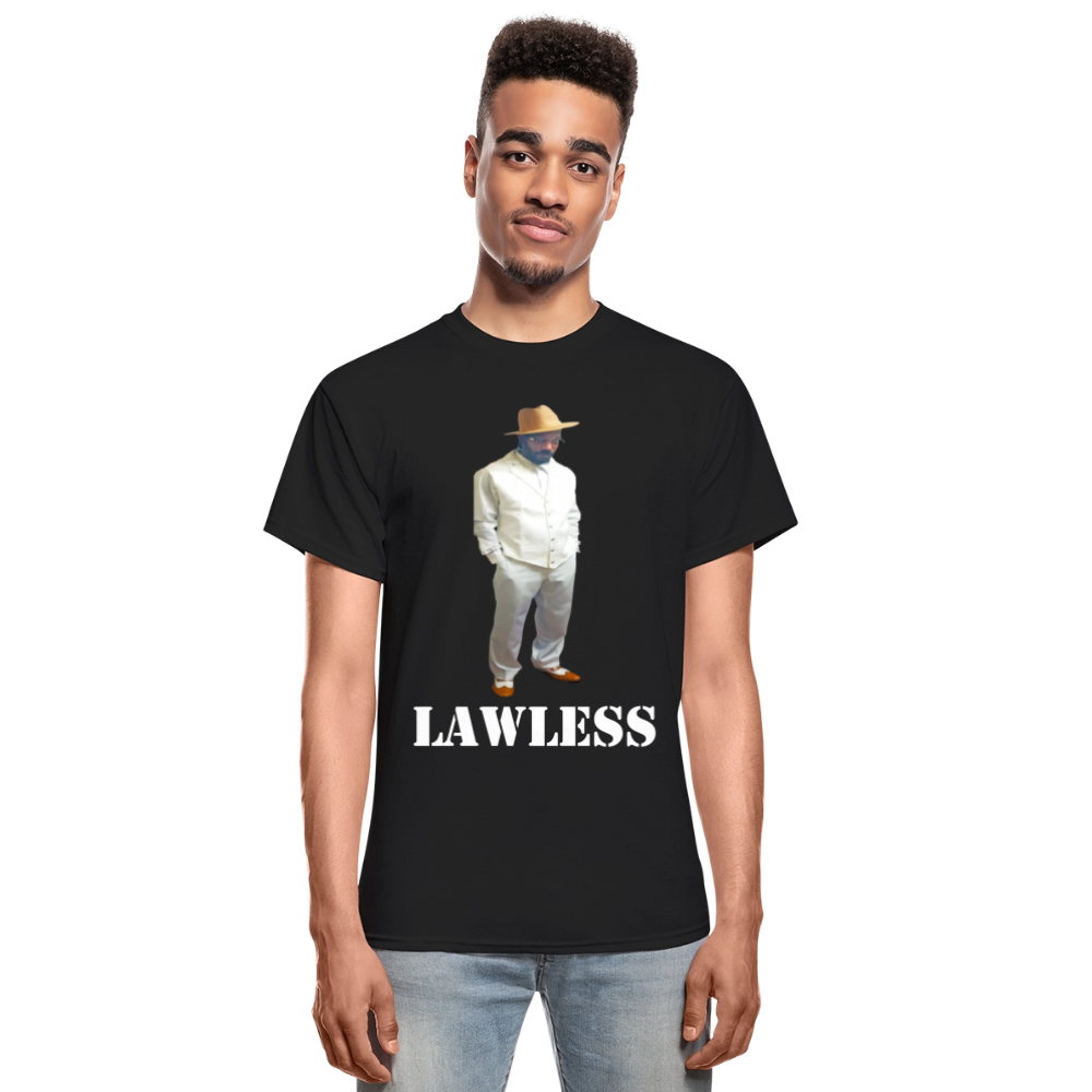 Gildan Ultra Cotton Adult T-Shirt ( T-TRIS THE GEMINI - SCE - LAWLESS - T-SHIRT ) - black