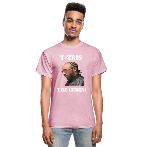 Gildan Ultra Cotton Adult T-Shirt ( T-TRIS THE GEMINI - SCE - WARRIOR - T-SHIRT ) - light pink