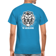 Gildan Ultra Cotton Adult T-Shirt ( T-TRIS THE GEMINI - SCE - WARRIOR - T-SHIRT ) - turquoise