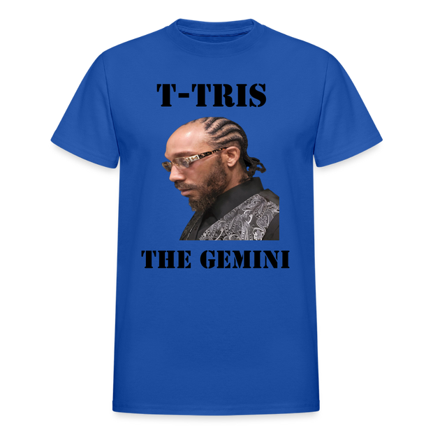 Gildan Ultra Cotton Adult T-Shirt ( T-TRIS THE GEMINI - SCE - WARRIOR - T-SHIRT ) - royal blue