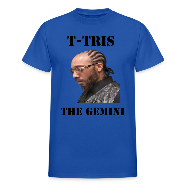 Gildan Ultra Cotton Adult T-Shirt ( T-TRIS THE GEMINI - SCE - WARRIOR - T-SHIRT ) - royal blue