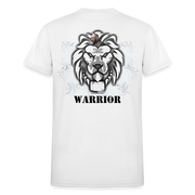 Gildan Ultra Cotton Adult T-Shirt ( T-TRIS THE GEMINI - SCE - WARRIOR - T-SHIRT ) - white