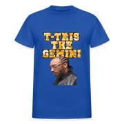 Gildan Ultra Cotton Adult T-Shirt ( T-TRIS THE GEMINI - WE KINGS - FEAT. K-MAR - T-SHIRT ) - royal blue