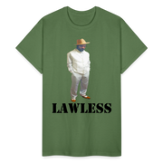 Gildan Ultra Cotton Adult T-Shirt ( T-TRIS THE GEMINI - LAWLESS ALBUM - SCE - WARRIOR - T-SHIRT ) - military green