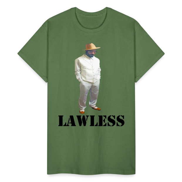 Gildan Ultra Cotton Adult T-Shirt ( T-TRIS THE GEMINI - LAWLESS ALBUM - SCE - WARRIOR - T-SHIRT ) - military green
