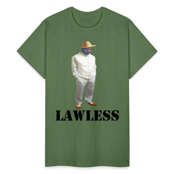 Gildan Ultra Cotton Adult T-Shirt ( T-TRIS THE GEMINI - LAWLESS ALBUM - SCE - WARRIOR - T-SHIRT ) - military green