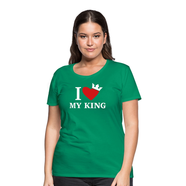 Gildan Ultra Cotton Ladies Adult T-Shirt ( SCE - WARRIORS HEART - T-SHIRT ) - kelly green