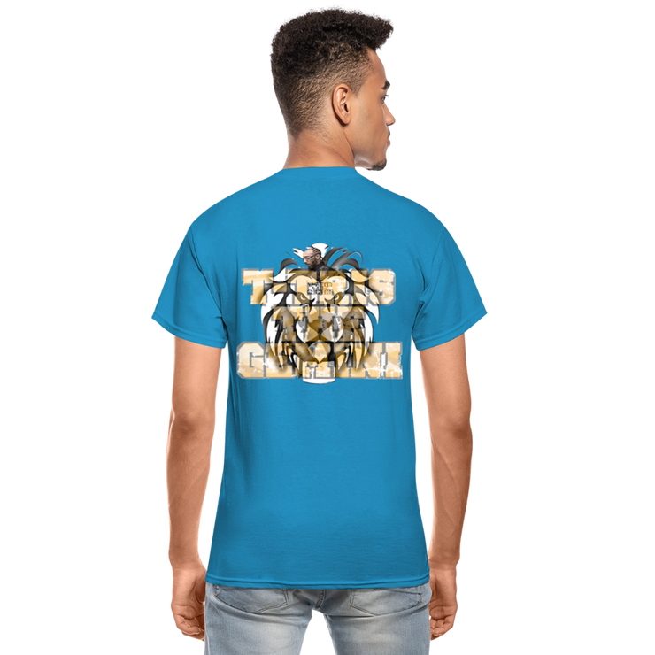 Gildan Ultra Cotton Adult T-Shirt ( T-TRIS THE GEMINI - SCE - LAWLESS - T-SHIRT ) - turquoise