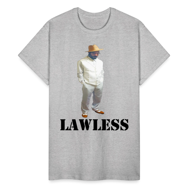 Gildan Ultra Cotton Adult T-Shirt ( T-TRIS THE GEMINI - LAWLESS ALBUM - SCE - WARRIOR - T-SHIRT ) - heather gray