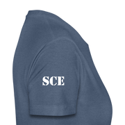 Gildan Ultra Cotton Ladies Adult T-Shirt ( SCE - WARRIORS HEART - T-SHIRT ) - heather blue
