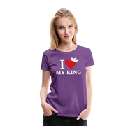 Gildan Ultra Cotton Ladies Adult T-Shirt ( SCE - WARRIORS HEART - T-SHIRT ) - purple