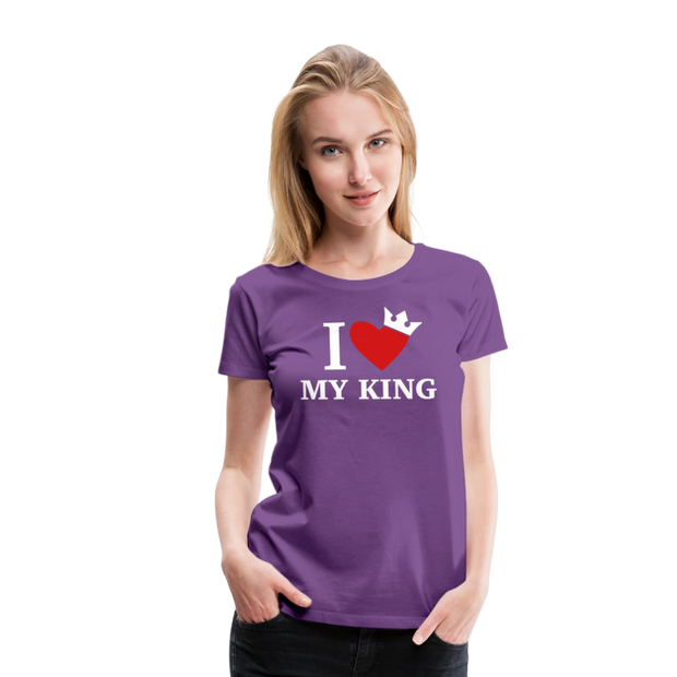Gildan Ultra Cotton Ladies Adult T-Shirt ( SCE - WARRIORS HEART - T-SHIRT ) - purple