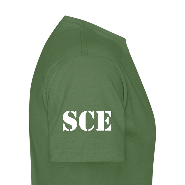 Gildan Ultra Cotton Adult T-Shirt ( T-TRIS THE GEMINI - SCE - WARRIOR - T-SHIRT ) - military green
