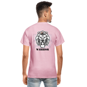 Gildan Ultra Cotton Adult T-Shirt ( T-TRIS THE GEMINI - SCE - WARRIOR - T-SHIRT ) - light pink