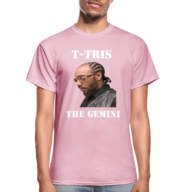 Gildan Ultra Cotton Adult T-Shirt ( T-TRIS THE GEMINI - SCE - WARRIOR - T-SHIRT ) - light pink
