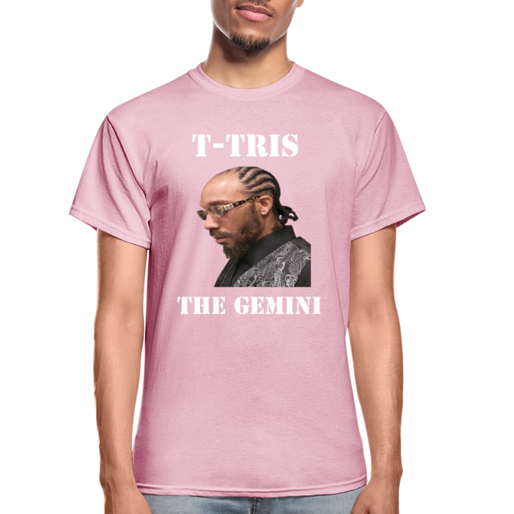 Gildan Ultra Cotton Adult T-Shirt ( T-TRIS THE GEMINI - SCE - WARRIOR - T-SHIRT ) - light pink
