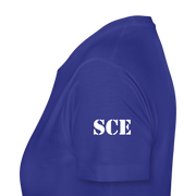 Gildan Ultra Cotton Ladies Adult T-Shirt ( SCE - WARRIORS HEART - T-SHIRT ) - royal blue