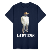 Gildan Ultra Cotton Adult T-Shirt ( T-TRIS THE GEMINI - SCE - LAWLESS - T-SHIRT ) - navy