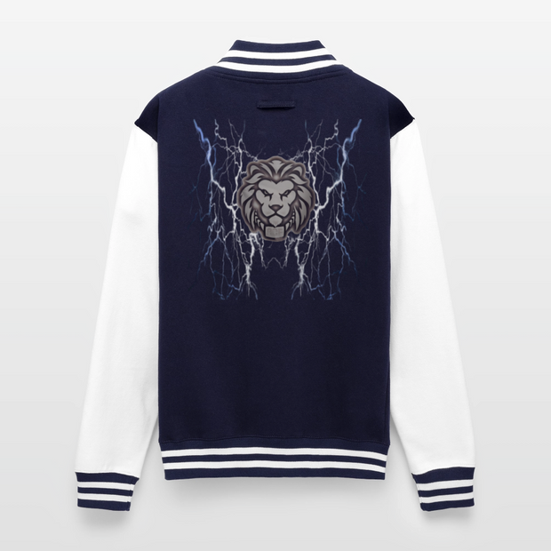 ADW is Just Hoods - SCE - VARSITY JACKET - navy/white