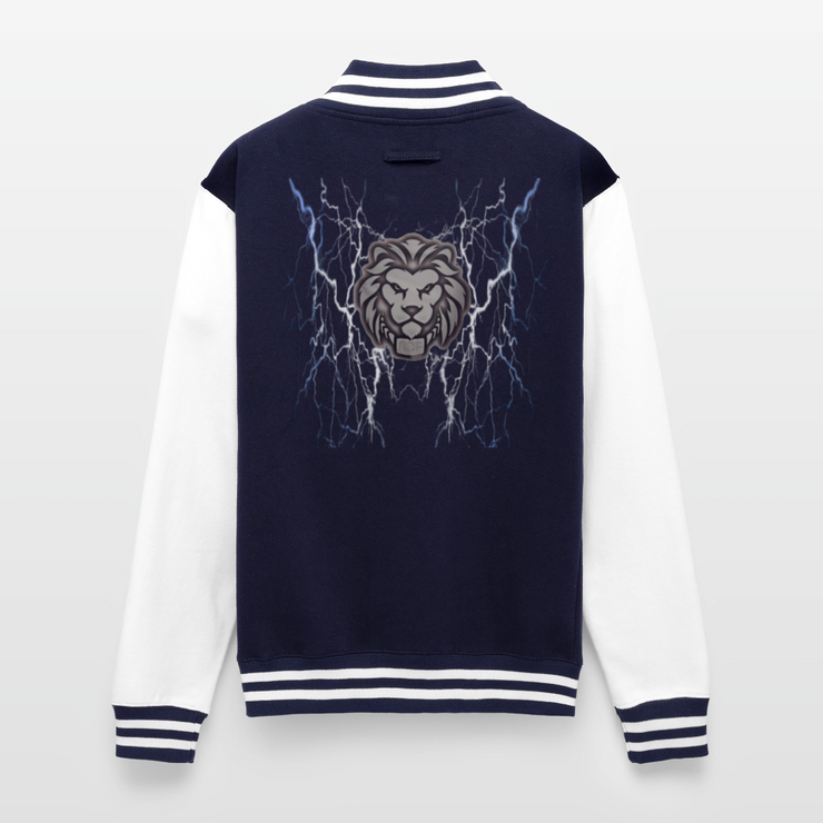 ADW is Just Hoods - SCE - VARSITY JACKET - navy/white