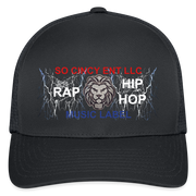 Flexfit  Melange Baseball Cap ( SCE - RAP/HIP-HOP - MUSIC LABEL - PATRIOT - FLEXFIT BASEBALL CAP ) - charcoal