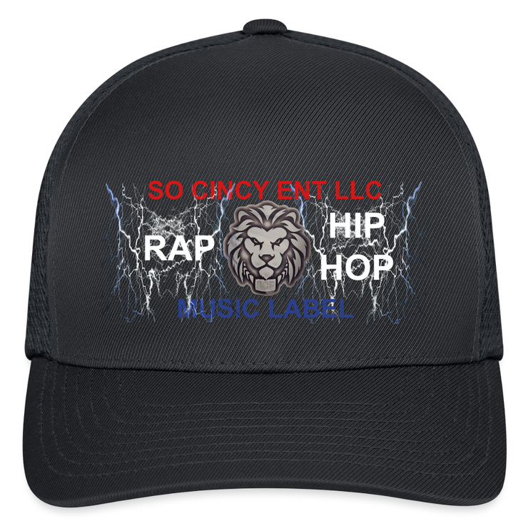 Flexfit  Melange Baseball Cap ( SCE - RAP/HIP-HOP - MUSIC LABEL - PATRIOT - FLEXFIT BASEBALL CAP ) - charcoal