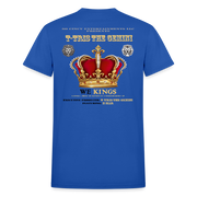 Gildan Ultra Cotton Adult T-Shirt ( T-TRIS THE GEMINI - WE KINGS - SCE - WARRIOR - T-SHIRT ) - royal blue