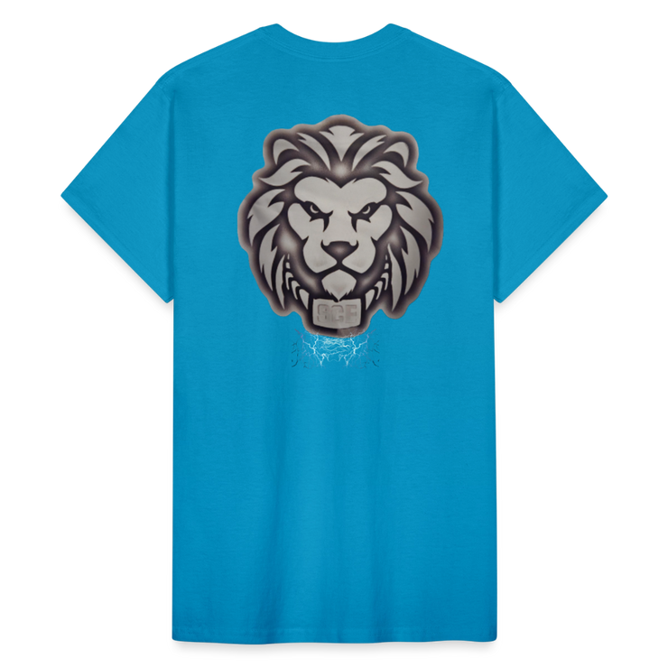 Gildan Ultra Cotton Adult T-Shirt ( T-TRIS THE GEMINI - SCE  - T-SHIRT ) - turquoise
