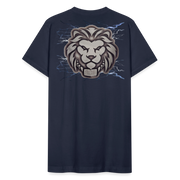 Unisex Jersey T-Shirt by Bella + Canvas ( SCE - T-TRIS THE GEMINI - NEVER SURRENDER - T-SHIRT ) - navy
