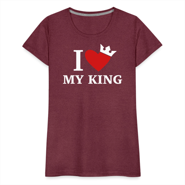 Gildan Ultra Cotton Ladies Adult T-Shirt ( SCE - WARRIORS HEART - T-SHIRT ) - heather burgundy