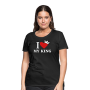 Gildan Ultra Cotton Ladies Adult T-Shirt ( SCE - WARRIORS HEART - T-SHIRT ) - black