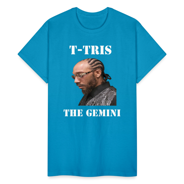 Gildan Ultra Cotton Adult T-Shirt ( T-TRIS THE GEMINI - SCE - WARRIOR - T-SHIRT ) - turquoise