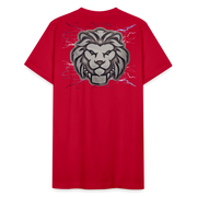 Unisex Jersey T-Shirt by Bella + Canvas ( SCE - T-TRIS THE GEMINI - NEVER SURRENDER - T-SHIRT ) - red
