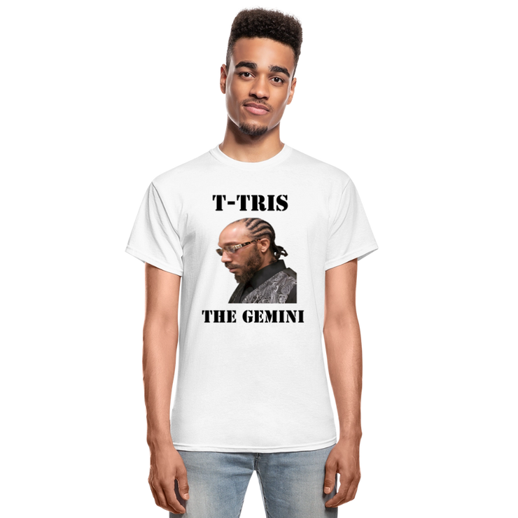 Gildan Ultra Cotton Adult T-Shirt ( T-TRIS THE GEMINI - SCE - WARRIOR - T-SHIRT ) - white