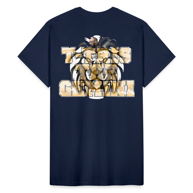 Gildan Ultra Cotton Adult T-Shirt ( T-TRIS THE GEMINI - SCE - LAWLESS - T-SHIRT ) - navy