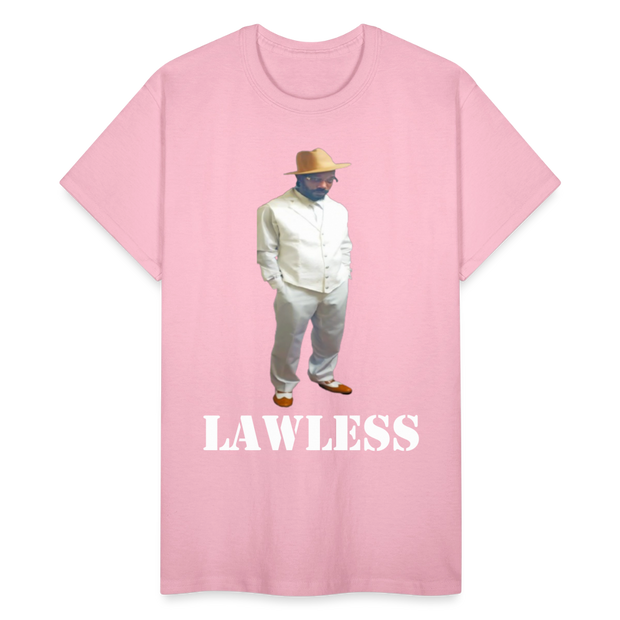 Gildan Ultra Cotton Adult T-Shirt ( T-TRIS THE GEMINI - SCE - LAWLESS - T-SHIRT ) - light pink