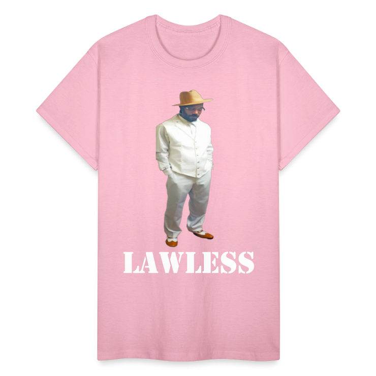 Gildan Ultra Cotton Adult T-Shirt ( T-TRIS THE GEMINI - SCE - LAWLESS - T-SHIRT ) - light pink