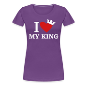 Gildan Ultra Cotton Ladies Adult T-Shirt ( SCE - WARRIORS HEART - T-SHIRT ) - purple