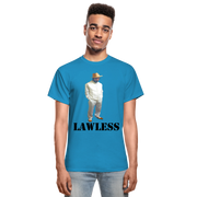Gildan Ultra Cotton Adult T-Shirt ( T-TRIS THE GEMINI - LAWLESS ALBUM - SCE - WARRIOR - T-SHIRT ) - turquoise