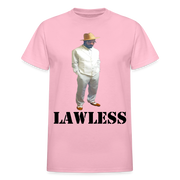 Gildan Ultra Cotton Adult T-Shirt ( T-TRIS THE GEMINI - LAWLESS ALBUM - SCE - WARRIOR - T-SHIRT ) - light pink