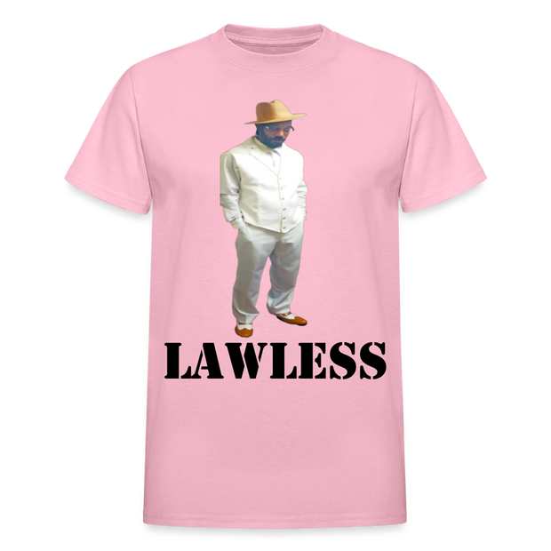 Gildan Ultra Cotton Adult T-Shirt ( T-TRIS THE GEMINI - LAWLESS ALBUM - SCE - WARRIOR - T-SHIRT ) - light pink