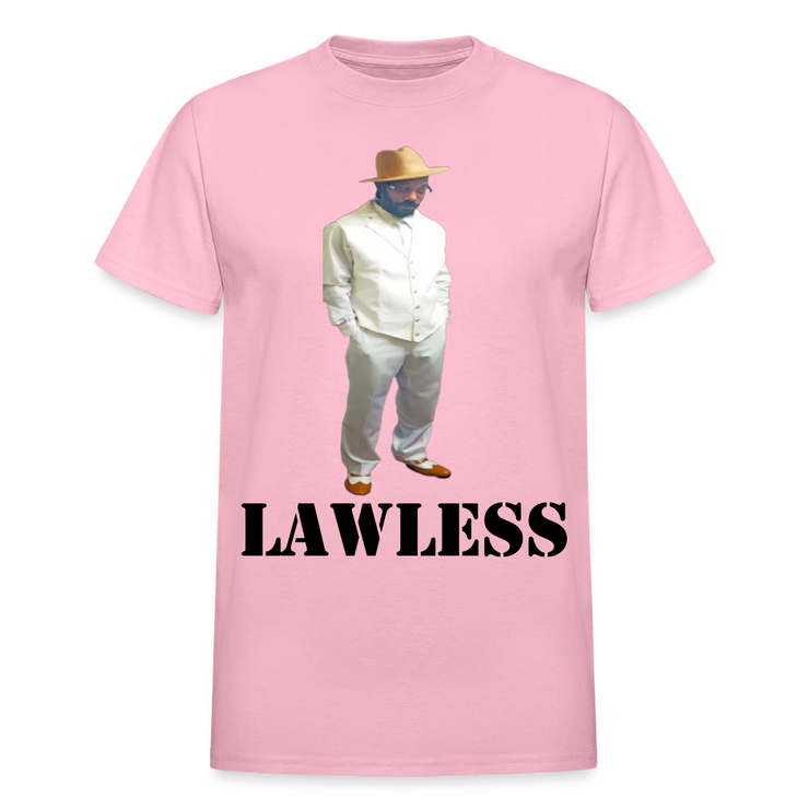 Gildan Ultra Cotton Adult T-Shirt ( T-TRIS THE GEMINI - LAWLESS ALBUM - SCE - WARRIOR - T-SHIRT ) - light pink