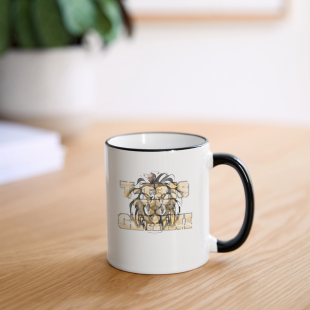 BestSub Contrast Coffee Mug ( T-TRIS THE GEMINI - LAWLESS ALBUM - SCE - WARRIOR - COFFEE MUG ) - white/black