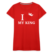 Gildan Ultra Cotton Ladies Adult T-Shirt ( SCE - WARRIORS HEART - T-SHIRT ) - red