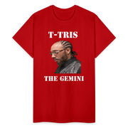 Gildan Ultra Cotton Adult T-Shirt ( T-TRIS THE GEMINI - SCE  - T-SHIRT ) - red