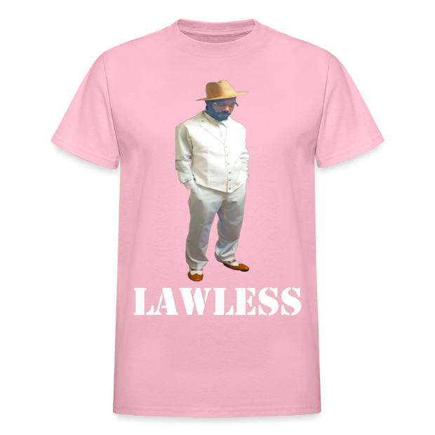 Gildan Ultra Cotton Adult T-Shirt ( T-TRIS THE GEMINI - SCE - LAWLESS - T-SHIRT ) - light pink