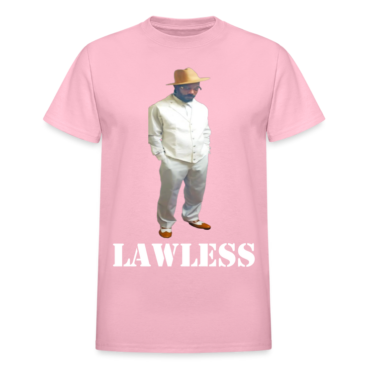 Gildan Ultra Cotton Adult T-Shirt ( T-TRIS THE GEMINI - SCE - LAWLESS - T-SHIRT ) - light pink
