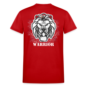 Gildan Ultra Cotton Adult T-Shirt ( T-TRIS THE GEMINI - SCE - WARRIOR - T-SHIRT ) - red