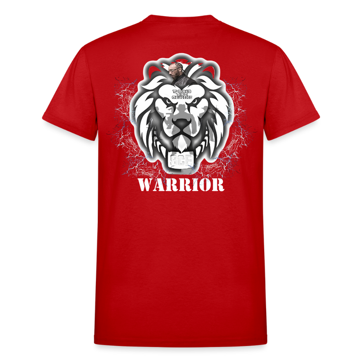 Gildan Ultra Cotton Adult T-Shirt ( T-TRIS THE GEMINI - SCE - WARRIOR - T-SHIRT ) - red