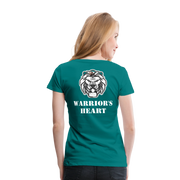 Gildan Ultra Cotton Ladies Adult T-Shirt ( SCE - WARRIORS HEART - T-SHIRT ) - teal